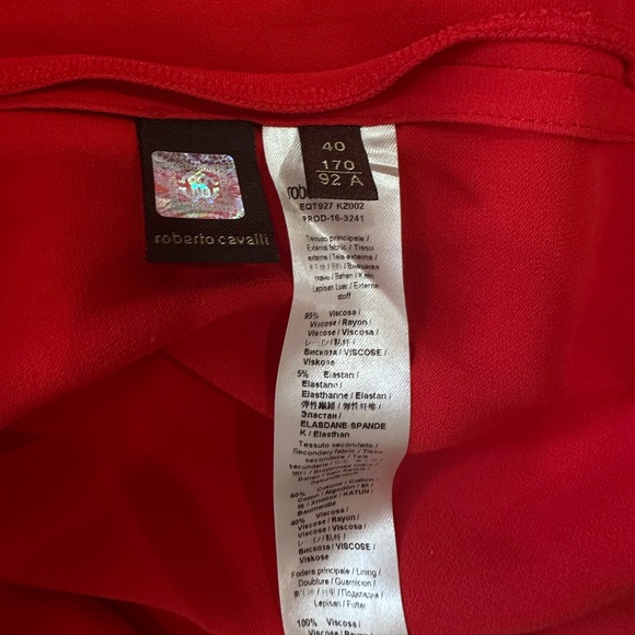 Roberto Cavalli Vintage Red Gown - Picture 6 of 10